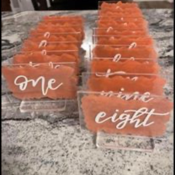 Wedding Table Numbers, Stained Glass Wedding Table Signs  Table numbers and signs